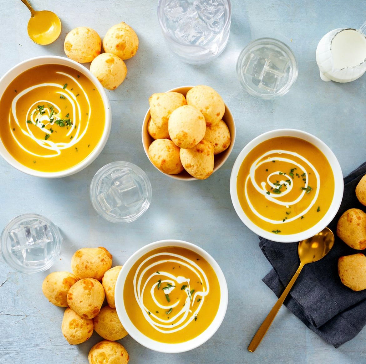 Bruna's Cheese Bread Soup